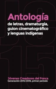 Antología de letras, dramaturgia, guión cinematográfico y lenguas indígenas : generación 2015-2016, primer periodo