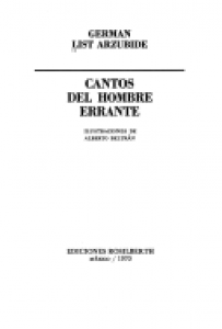 Cantos del hombre errante