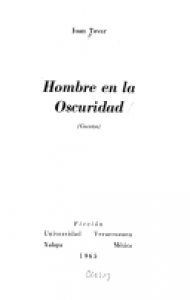 Hombre en la oscuridad