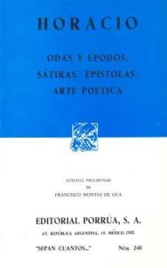 Odas y épodos ; Sátiras ; Epístolas ; Arte poética