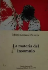 La materia del insomnio