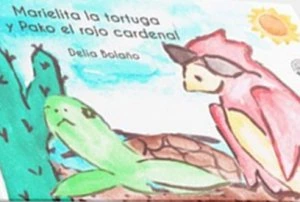 Marielita la tortuga y Pako el rojo cardenal