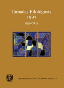 Jornadas Filológicas 1997: memoria