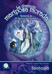 La diminuta mariposa morada