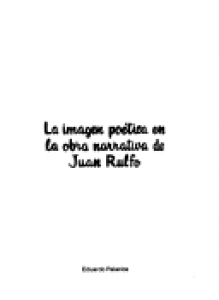La imagen poética en la obra de Juan Rulfo