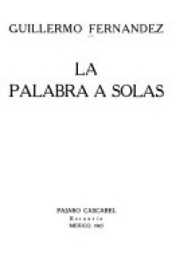La palabra a solas