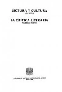 Lectura y cultura ; La crítica literaria