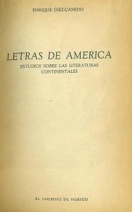 Letras de América : estudios sobre las literaturas continentales