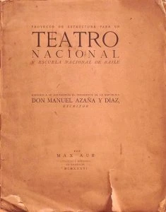 Proyecto de un teatro nacional