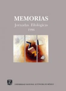 Memorias: Jornadas Filológicas 1996