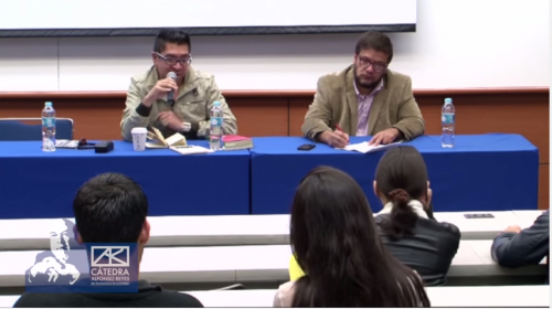 Mesa ''Escribir poesía en México'' con Javier de la Mora y Santiago Matías 