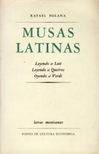 Musas latinas. Leyendo a Loti. Leyendo a Queiroz. Oyendo a Verdi