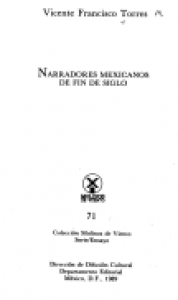 Narradores mexicanos de fin de siglo