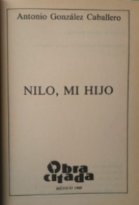 Nilo, mi hijo