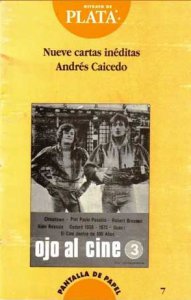 Nueve cartas inéditas Andrés Caicedo