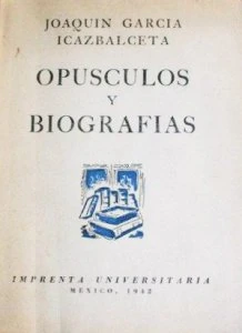 Opúsculos y biografías