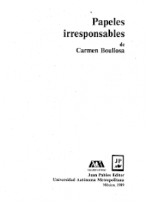 Papeles irresponsables