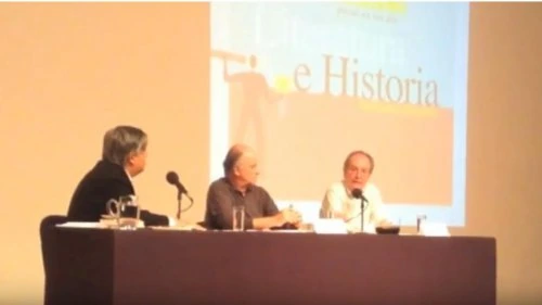 Conversación sobre la literatura y la historia con Álvaro Uribe y Enrique Krauze