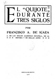 El "Quijote" durante tres siglos