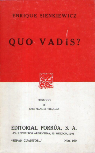 Quo Vadis?