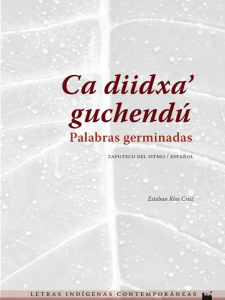Ca diidxa’ guchendú = Palabras germinadas