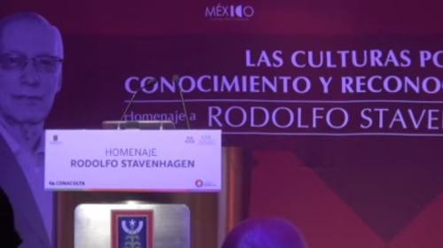 Homenaje a Rodolfo Stavenhagen. Las Culturas Populares, Conocimiento y Reconocimiento.