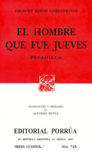 El hombre que fue jueves