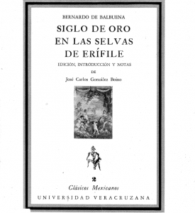 Siglo de oro en las selvas de Erífile