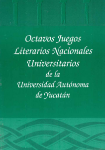 Octavos Juegos Literarios Nacionales Universitarios