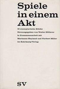 Spiele in einem Akt : 35 exemplarische Stücke