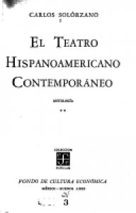 El teatro hispanoamericano contemporáneo : antología