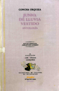 Junio, de lluvia vestido : antología